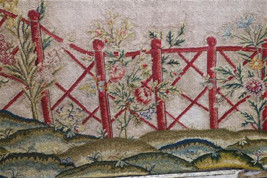 A 19th century Flemish musical trophy tapestry